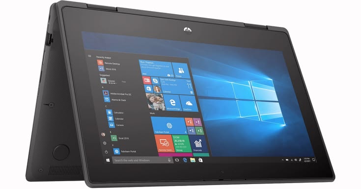 HP ProBook X360 – Core i3 10e génération, 8 Go RAM, SSD 128 Go, écran tactile 12 pouces