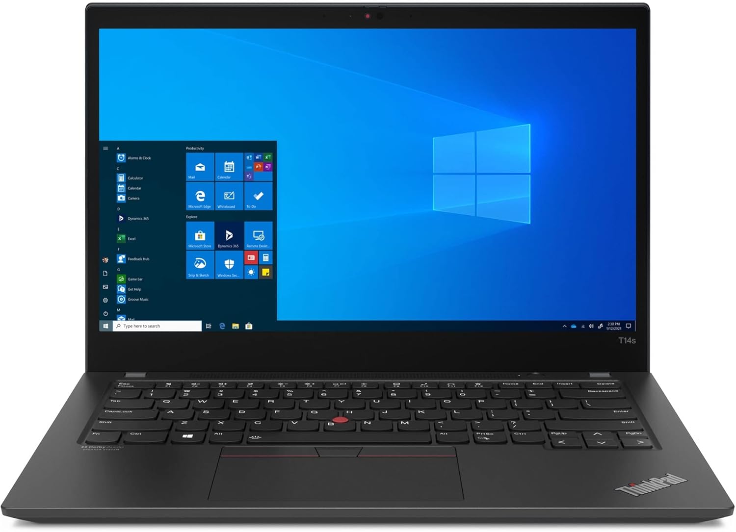 Lenovo ThinkPad T14s | Écran Tactile | Intel Core i5 (10e Gén) | 8 Go RAM | 256 Go SSD